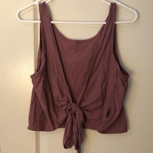 Lululemon It’s a Tie Tank- Figue (Mauve)